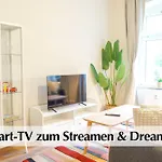 Ihr Rueckzugsort In - Grosszuegiges Altbau-apartment Mit 2sz, Kingsize Betten, Nobilia Kueche, 55 Zoll Smart-tv, 250mbts Wifi, Kostenloses Parken - Nur Wenige Minuten Vom Zentrum Und Nordstrand Entfernt - Kostenloser Waschraum Im Gebaeude * Ερφούρτη