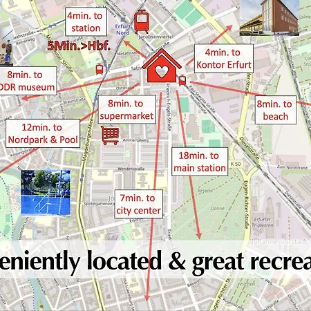 Appartamento Ihr Rueckzugsort In - Grosszuegiges Altbau-apartment Mit 2sz, Nobilia Kueche, Smart-tv, 250mbts Wifi, Kostenloses Parken - Nur Wenige Minuten Vom Zentrum Und Nordstrand Entfernt - Kostenloser Waschraum Im Gebaeude