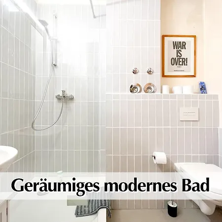 Appartement Ihr Rueckzugsort In - Grosszuegiges Altbau-apartment Mit 2sz, Nobilia Kueche, Smart-tv, 250mbts Wifi, Kostenloses Parken - Nur Wenige Minuten Vom Zentrum Und Nordstrand Entfernt - Kostenloser Waschraum Im Gebaeude *