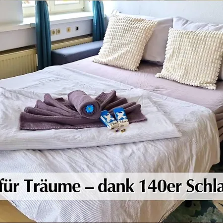 Ihr Rueckzugsort In - Grosszuegiges Altbau-apartment Mit 2sz, Kingsize Betten, Nobilia Kueche, 55 Zoll Smart-tv, 250mbts Wifi, Kostenloses Parken - Nur Wenige Minuten Vom Zentrum Und Nordstrand Entfernt - Kostenloser Waschraum Im Gebaeude Appartement Erfurt
