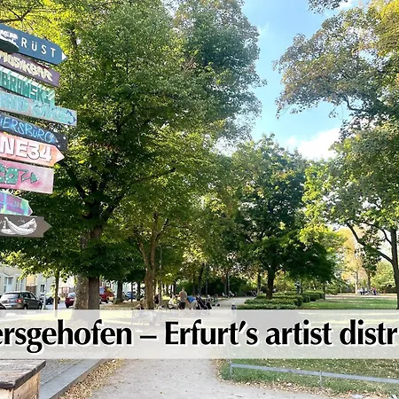 Appartement Ihr Rueckzugsort In - Grosszuegiges Altbau-apartment Mit 2sz, Nobilia Kueche, Smart-tv, 250mbts Wifi, Kostenloses Parken - Nur Wenige Minuten Vom Zentrum Und Nordstrand Entfernt - Kostenloser Waschraum Im Gebaeude Erfurt