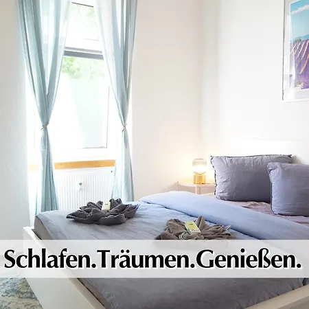 Appartement Ihr Rueckzugsort In - Grosszuegiges Altbau-apartment Mit 2sz, Kingsize Betten, Nobilia Kueche, 55 Zoll Smart-tv, 250mbts Wifi, Kostenloses Parken - Nur Wenige Minuten Vom Zentrum Und Nordstrand Entfernt - Kostenloser Waschraum Im Gebaeude Erfurt