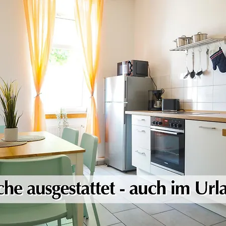 Ihr Rueckzugsort In - Grosszuegiges Altbau-apartment Mit 2sz, Nobilia Kueche, Smart-tv, 250mbts Wifi, Kostenloses Parken - Nur Wenige Minuten Vom Zentrum Und Nordstrand Entfernt - Kostenloser Waschraum Im Gebaeude Appartamento Erfurt