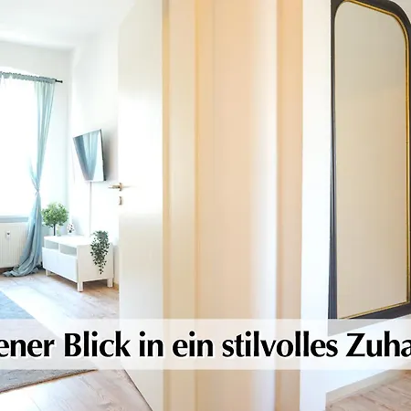 Ihr Rueckzugsort In - Grosszuegiges Altbau-apartment Mit 2sz, Kingsize Betten, Nobilia Kueche, 55 Zoll Smart-tv, 250mbts Wifi, Kostenloses Parken - Nur Wenige Minuten Vom Zentrum Und Nordstrand Entfernt - Kostenloser Waschraum Im Gebaeude Appartement Erfurt