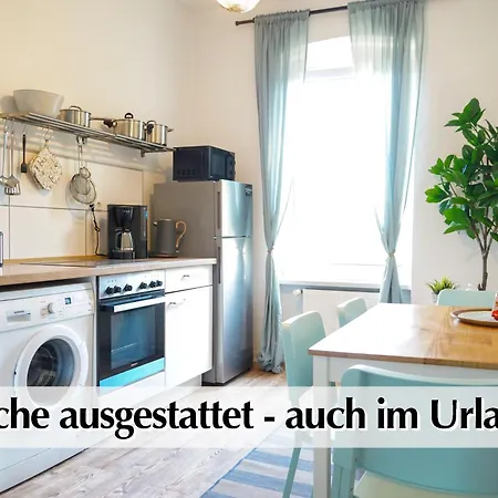 Appartement Ihr Rueckzugsort In - Grosszuegiges Altbau-apartment Mit 2sz, Nobilia Kueche, Smart-tv, 250mbts Wifi, Kostenloses Parken - Nur Wenige Minuten Vom Zentrum Und Nordstrand Entfernt - Kostenloser Waschraum Im Gebaeude *