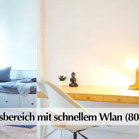 Appartement Ihr Rueckzugsort In - Grosszuegiges Altbau-apartment Mit 2sz, Nobilia Kueche, Smart-tv, 250mbts Wifi, Kostenloses Parken - Nur Wenige Minuten Vom Zentrum Und Nordstrand Entfernt - Kostenloser Waschraum Im Gebaeude Erfurt