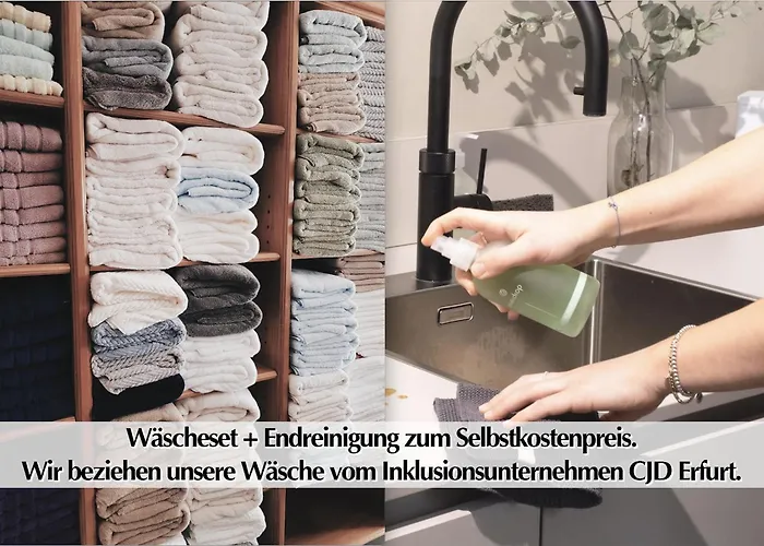 Ihr Rueckzugsort In - Grosszuegiges Altbau-apartment Mit 2sz, Kingsize Betten, Nobilia Kueche, 55 Zoll Smart-tv, 250mbts Wifi, Kostenloses Parken - Nur Wenige Minuten Vom Zentrum Und Nordstrand Entfernt - Kostenloser Waschraum Im Gebaeude Erfurt