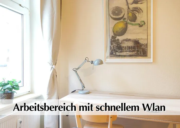 Ihr Rueckzugsort In - Grosszuegiges Altbau-apartment Mit 2sz, Kingsize Betten, Nobilia Kueche, 55 Zoll Smart-tv, 250mbts Wifi, Kostenloses Parken - Nur Wenige Minuten Vom Zentrum Und Nordstrand Entfernt - Kostenloser Waschraum Im Gebaeude *