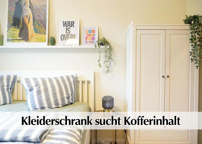 Appartement Ihr Rueckzugsort In - Grosszuegiges Altbau-apartment Mit 2sz, Kingsize Betten, Nobilia Kueche, 55 Zoll Smart-tv, 250mbts Wifi, Kostenloses Parken - Nur Wenige Minuten Vom Zentrum Und Nordstrand Entfernt - Kostenloser Waschraum Im Gebaeude