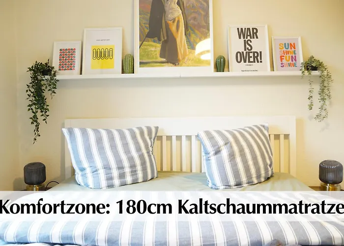 Ihr Rueckzugsort In - Grosszuegiges Altbau-apartment Mit 2sz, Kingsize Betten, Nobilia Kueche, 55 Zoll Smart-tv, 250mbts Wifi, Kostenloses Parken - Nur Wenige Minuten Vom Zentrum Und Nordstrand Entfernt - Kostenloser Waschraum Im Gebaeude Erfurt
