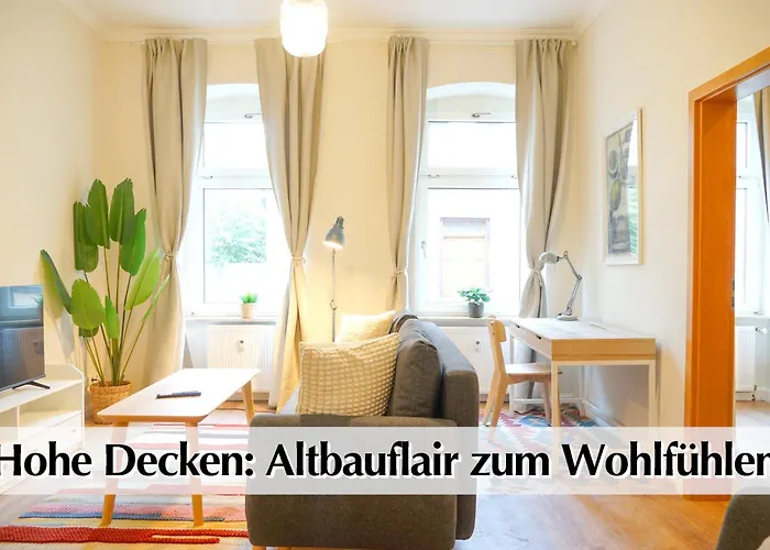 Ihr Rueckzugsort In - Grosszuegiges Altbau-apartment Mit 2sz, Kingsize Betten, Nobilia Kueche, 55 Zoll Smart-tv, 250mbts Wifi, Kostenloses Parken - Nur Wenige Minuten Vom Zentrum Und Nordstrand Entfernt - Kostenloser Waschraum Im Gebaeude Appartement
