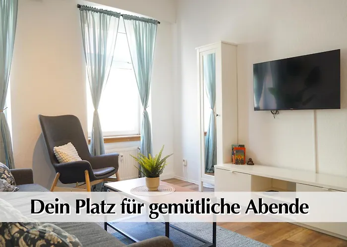 Ihr Rueckzugsort In - Grosszuegiges Altbau-apartment Mit 2sz, Kingsize Betten, Nobilia Kueche, 55 Zoll Smart-tv, 250mbts Wifi, Kostenloses Parken - Nur Wenige Minuten Vom Zentrum Und Nordstrand Entfernt - Kostenloser Waschraum Im Gebaeude Appartement